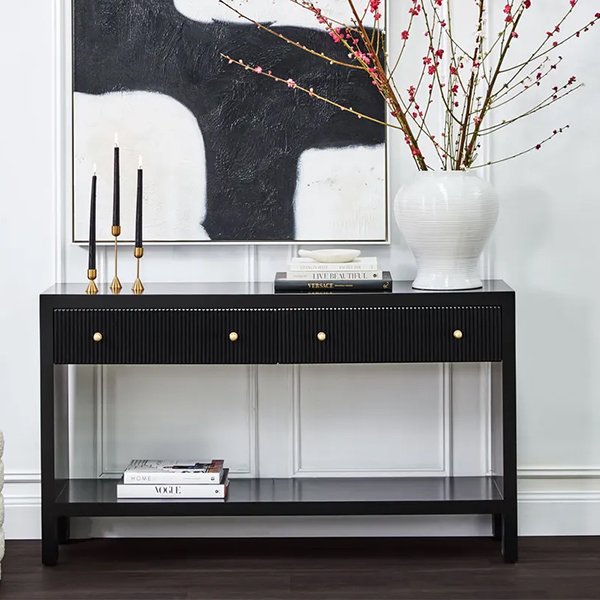 Ariana Console Table - Black