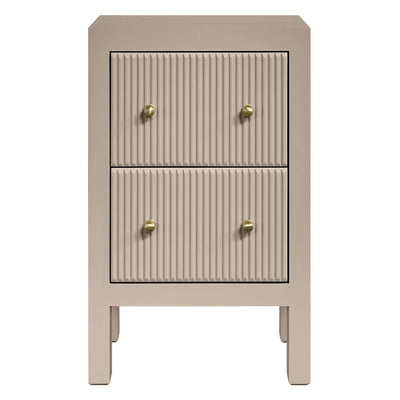Ariana Bedside Table - Petite Beige