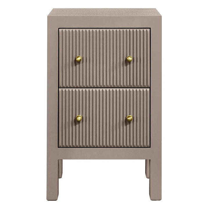 Ariana Bedside Table - Petite Taupe