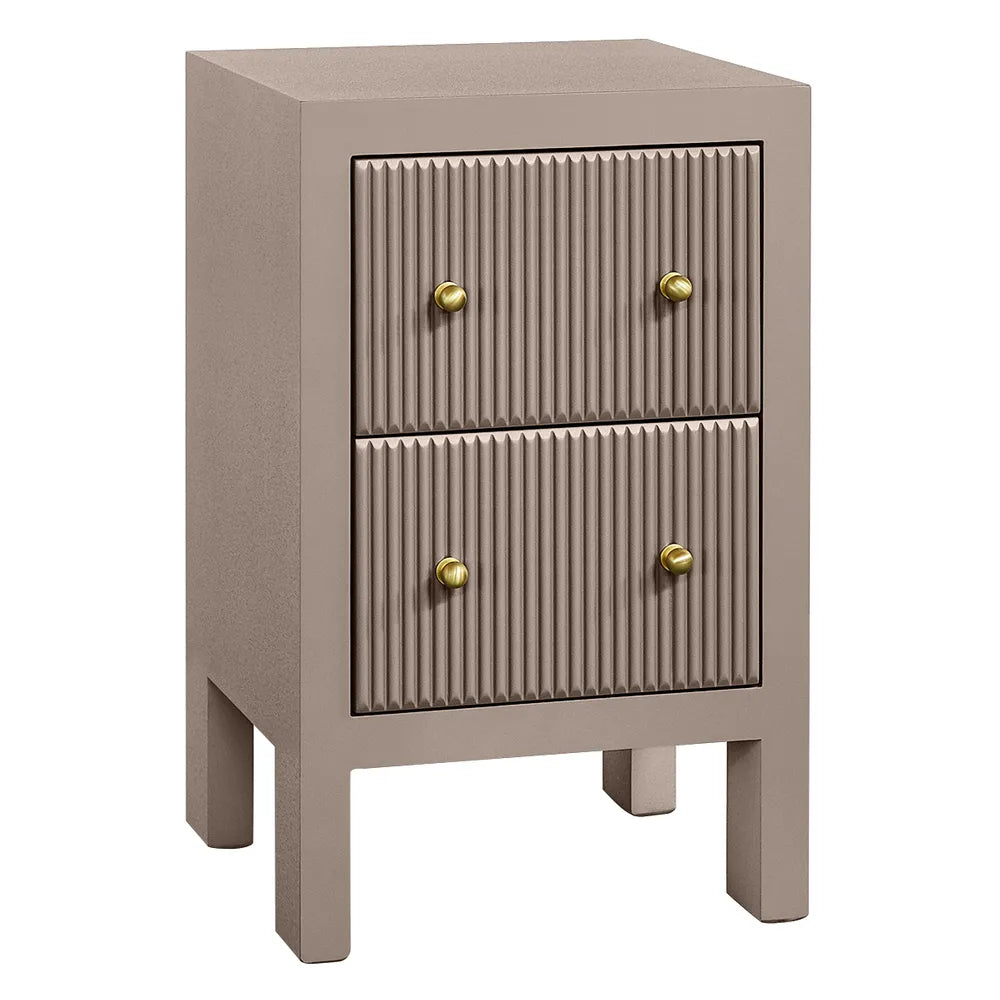 Ariana Bedside Table - Petite Taupe