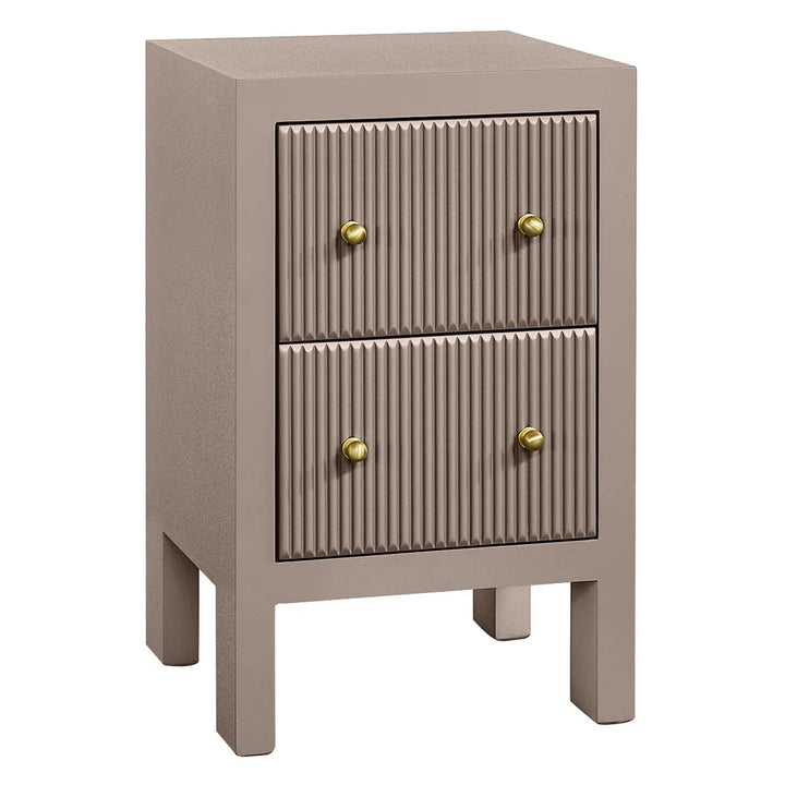 Ariana Bedside Table - Petite Taupe