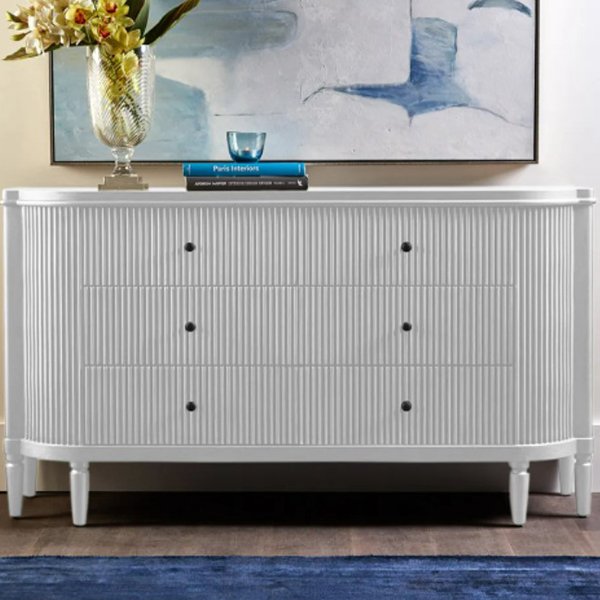 Arielle 6 Drawer Chest - White