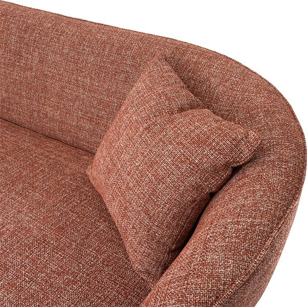 Arima 3 Seater Sofa - Moss Rust Orange