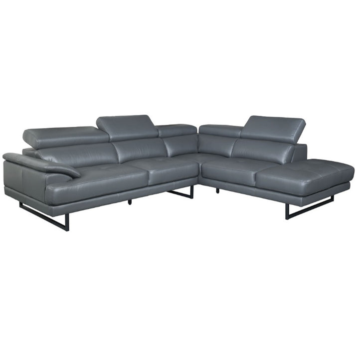 Arizona Premium Leather Chaise Sofa