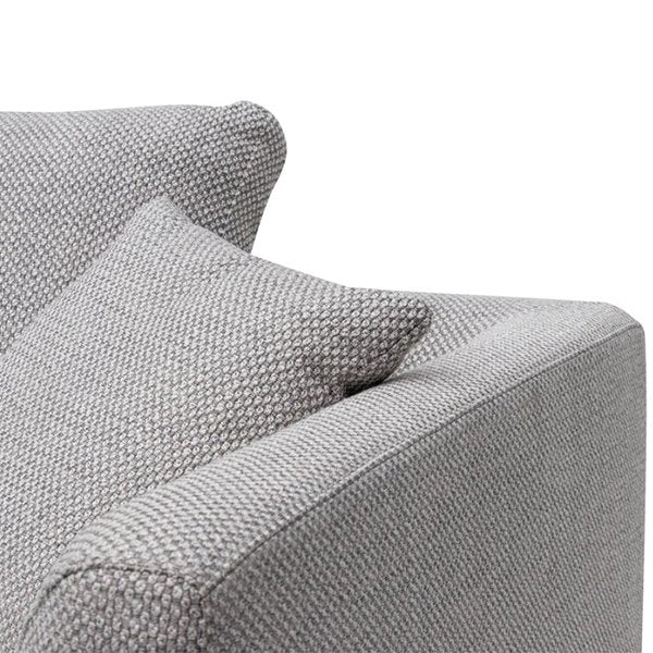 Arlette 4 Seater Fabric Sofa - Passive Grey