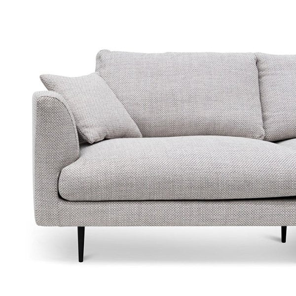 Arlette 4 Seater Fabric Sofa - Passive Grey