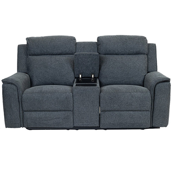 Adelong 2 Seater Fabric Electric Recliner Sofa - Charcoal