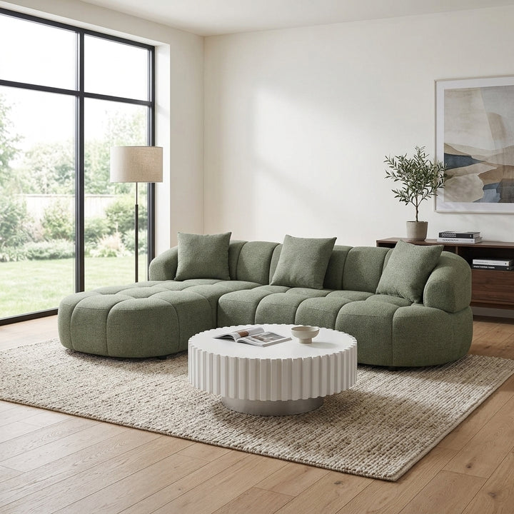 Armidale Fabric LHF Chaise Sofa