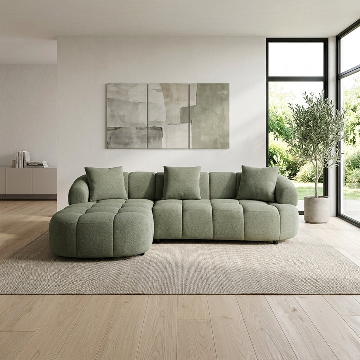 Armidale Fabric LHF Chaise Sofa
