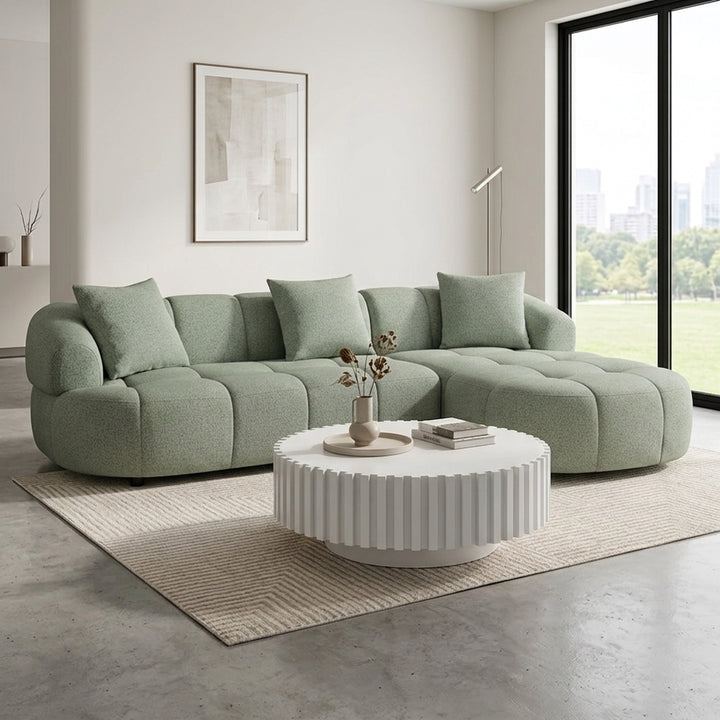Armidale Fabric RHF Chaise Sofa