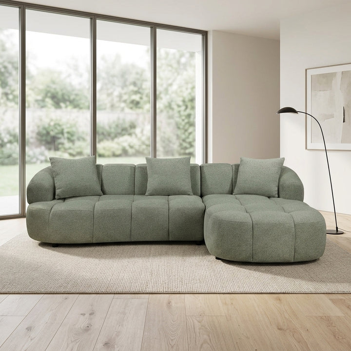 Armidale Fabric RHF Chaise Sofa