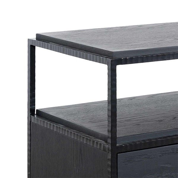 Arron 1.6m Sideboard Unit - Full Black