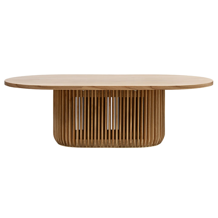 Arvena 1.3m Oval Coffee Table - Natural
