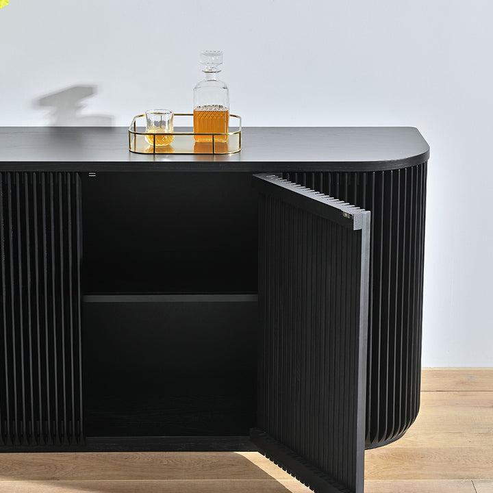 Arvena 1.73m Sideboard Unit - Black Stain