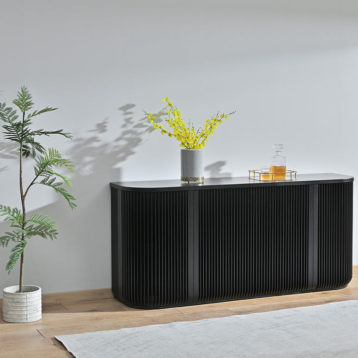 Arvena 1.73m Sideboard Unit - Black Stain