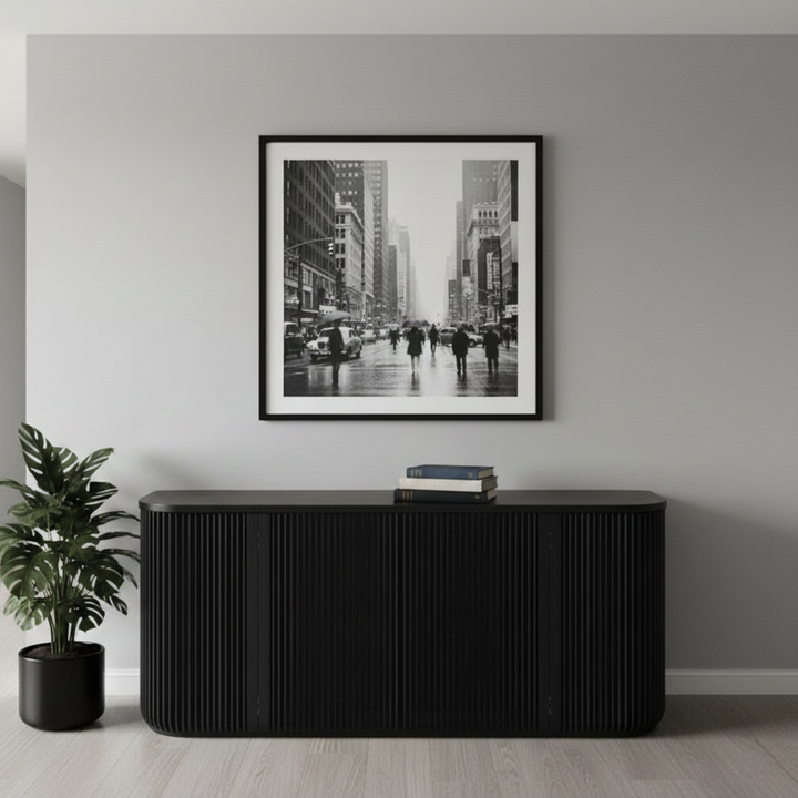 Arvena 1.73m Sideboard Unit - Black Stain