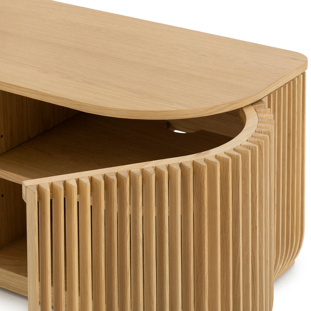 Arvena 2.15m TV Entertainment Unit - Natural