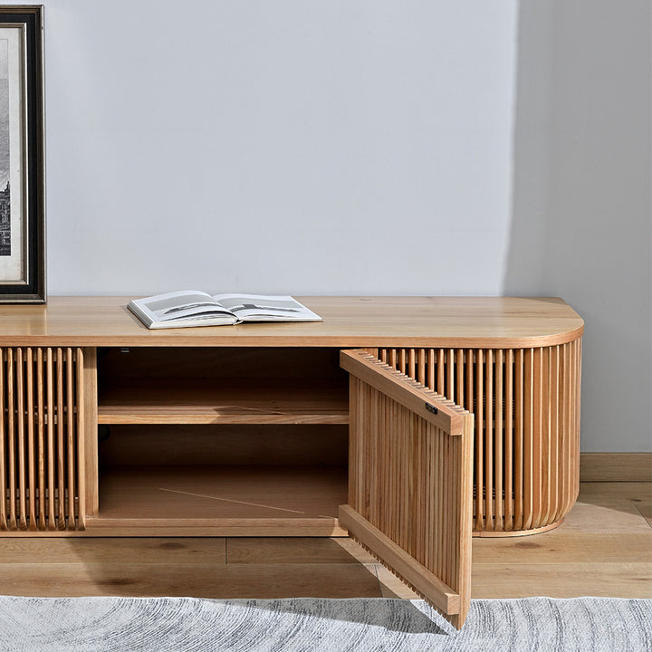 Arvena 2.15m TV Entertainment Unit - Natural