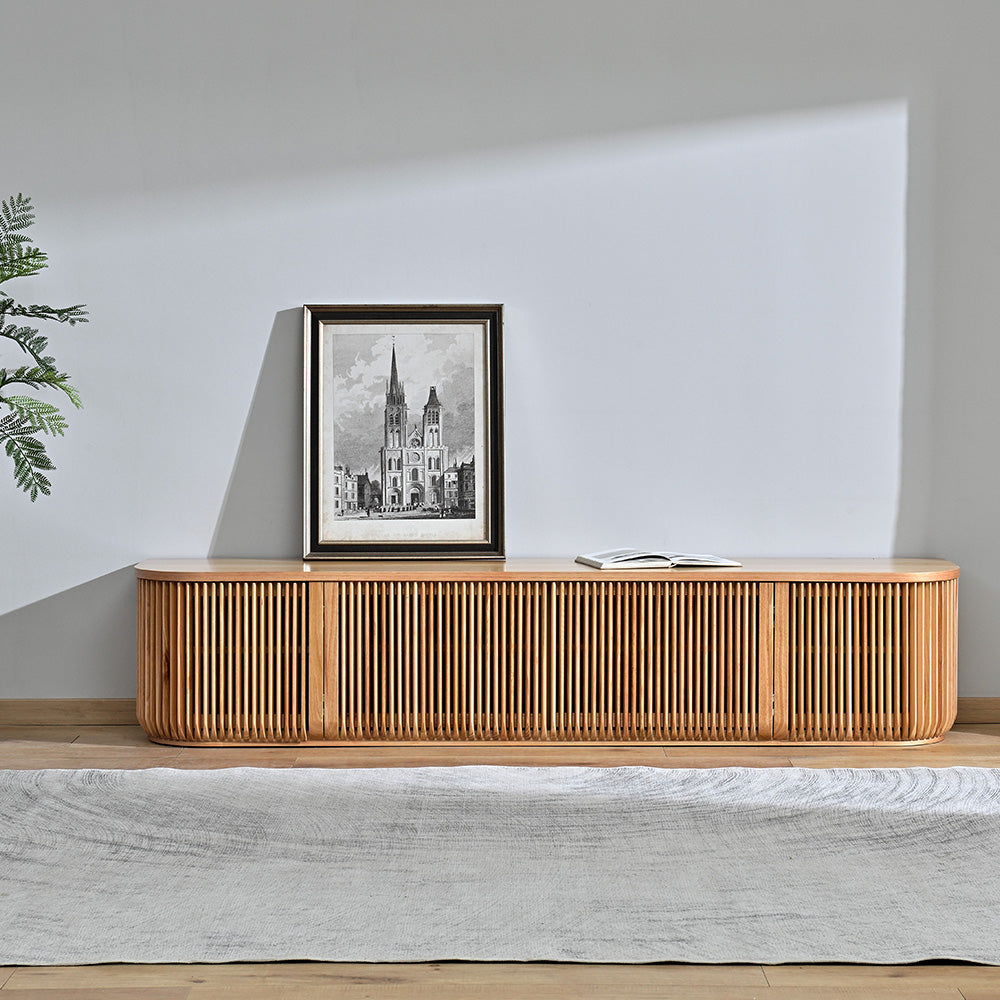 Arvena 2.15m TV Entertainment Unit - Natural