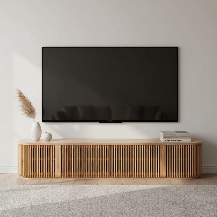 Arvena 2.15m TV Entertainment Unit - Natural