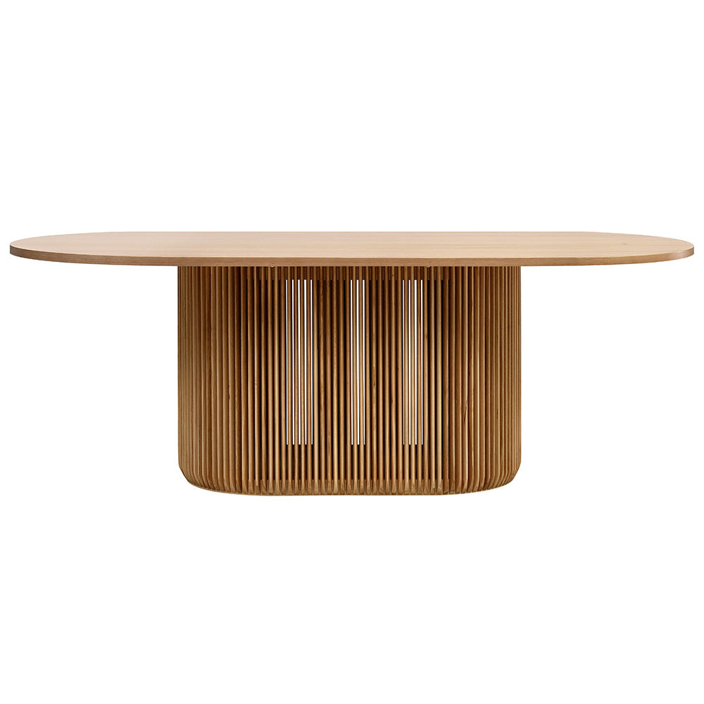 Arvena 2.2m Oval Dining Table - Natural