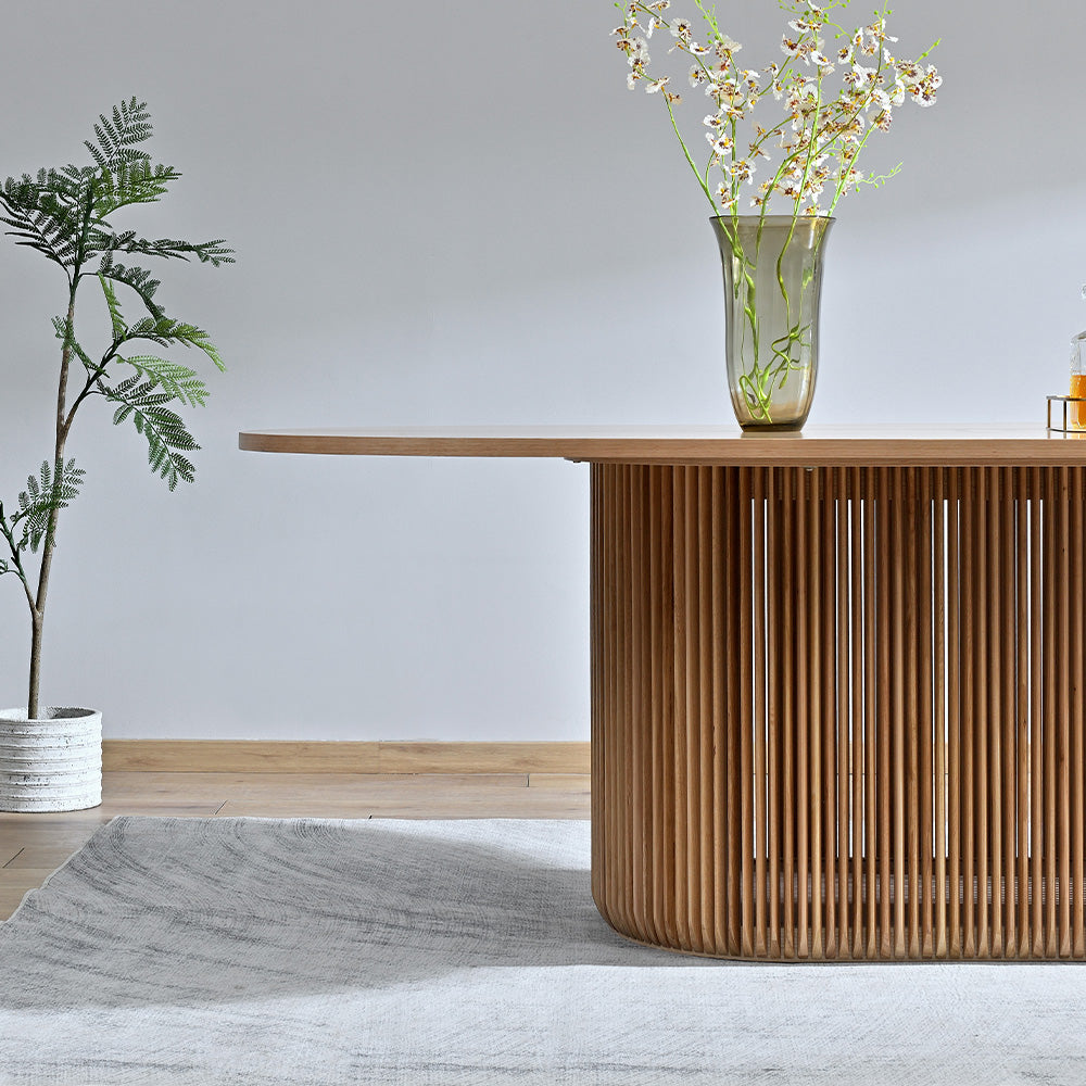 Arvena 2.2m Oval Dining Table - Natural