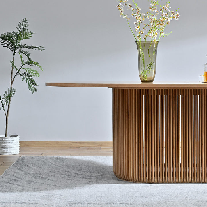 Arvena 2.2m Oval Dining Table - Natural