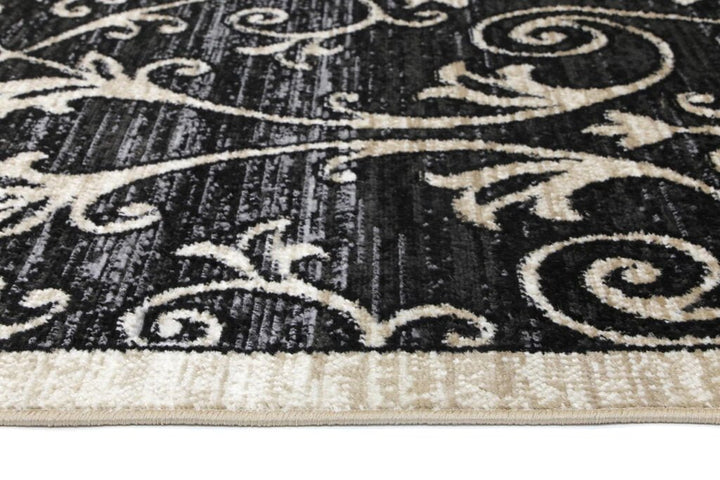 Black Arya Classic Rug