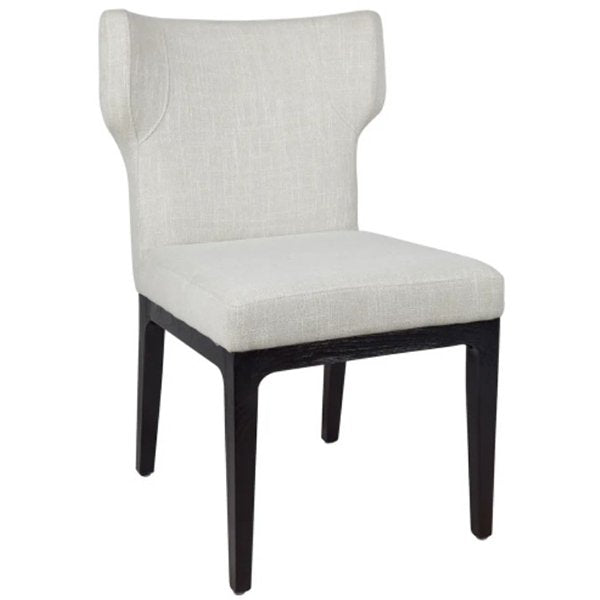 Set of 2 - Ashton Black Dining Chair - Natural