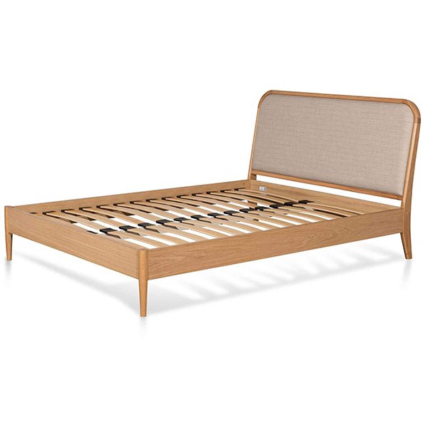 Asta 150cm Queen Sized Bed - Beige