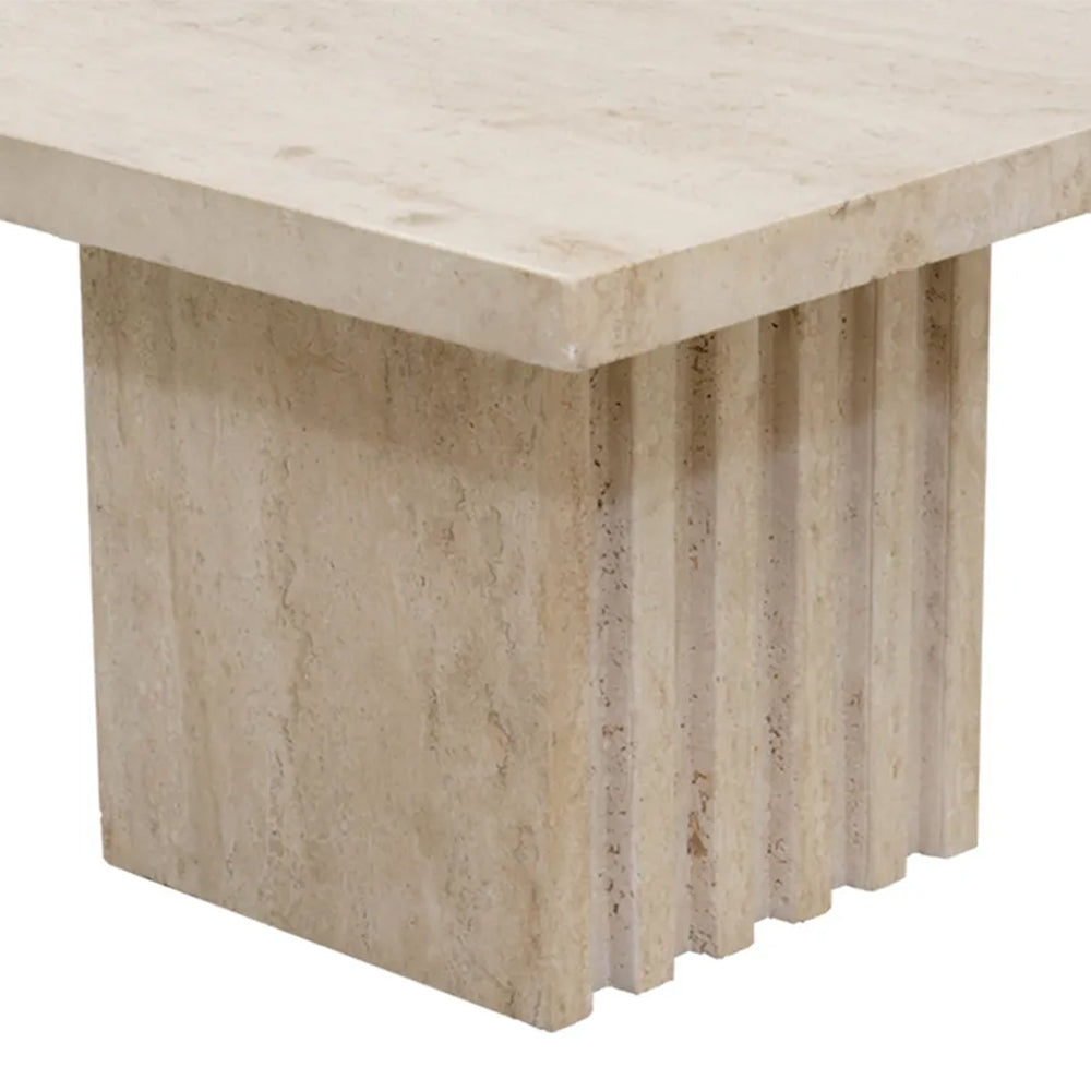 Atlas Travertine Coffee Table - Small