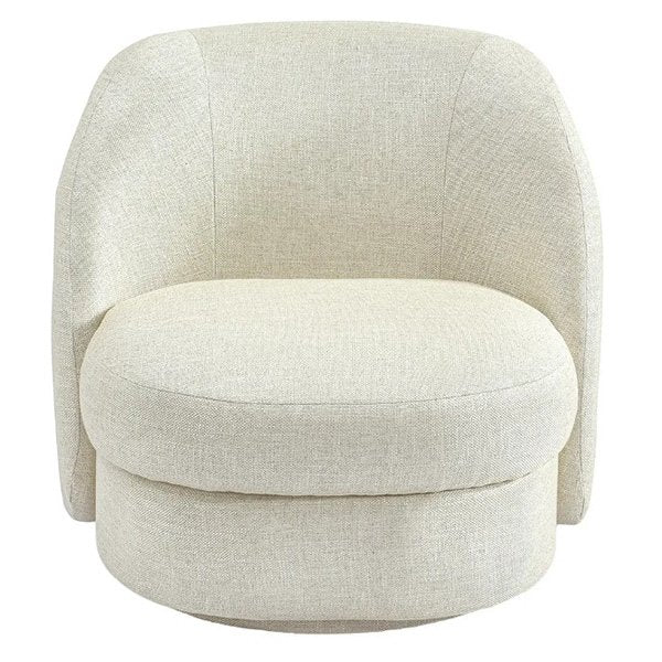 Aurora Swivel Chair - Natural Linen