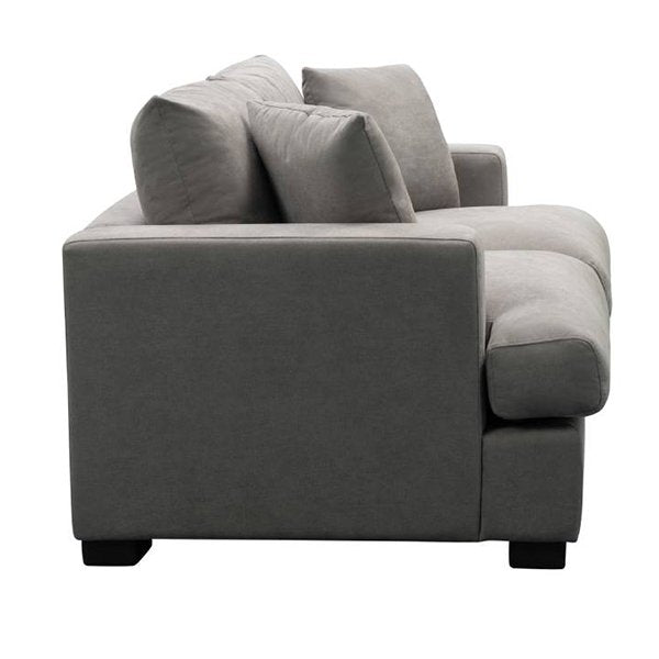 Avery 2 Seater Fabric Sofa – Light Grey