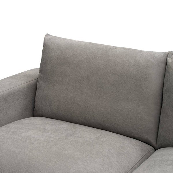 Avery 2 Seater Fabric Sofa – Light Grey