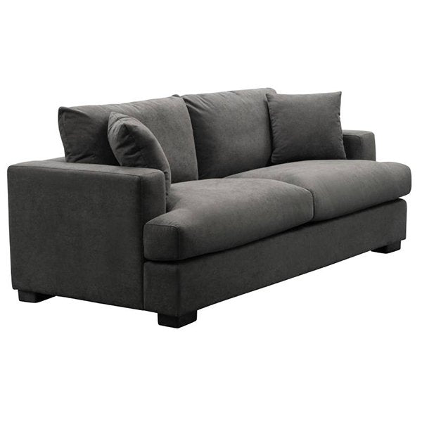 Avery 2.5 Seater Fabric Sofa – Dark Grey