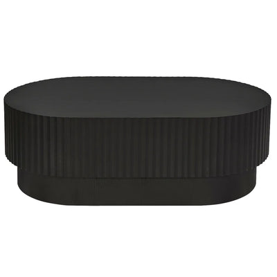 Avery Oval Coffee Table - Black