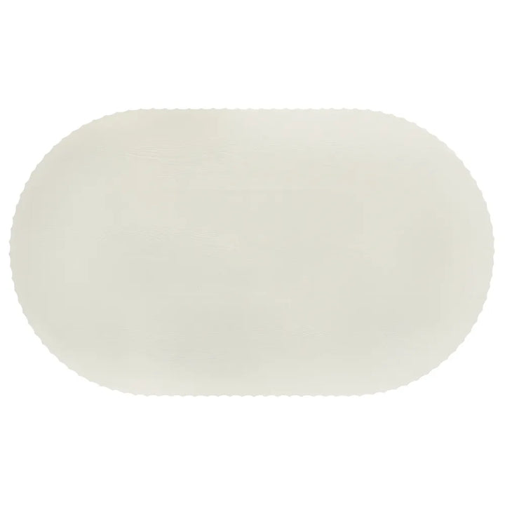 Avery Oval Coffee Table - Ivory