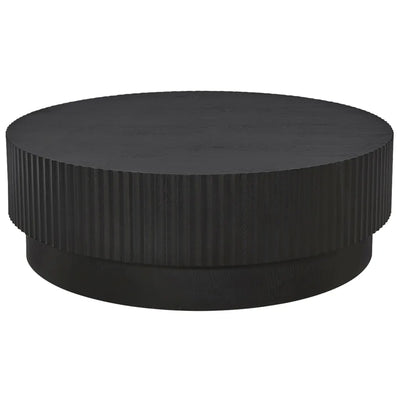 Avery Round Coffee Table - Black