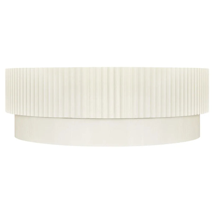 Avery Round Coffee Table - Ivory
