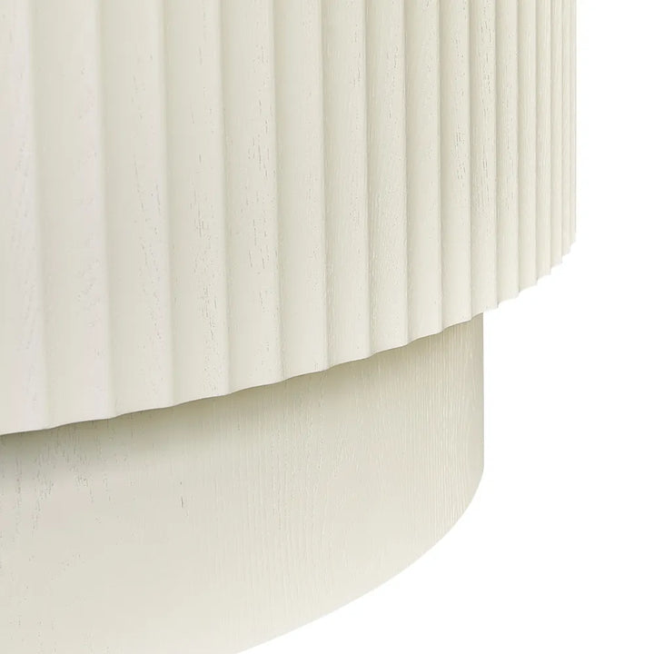 Avery Round Coffee Table - Ivory