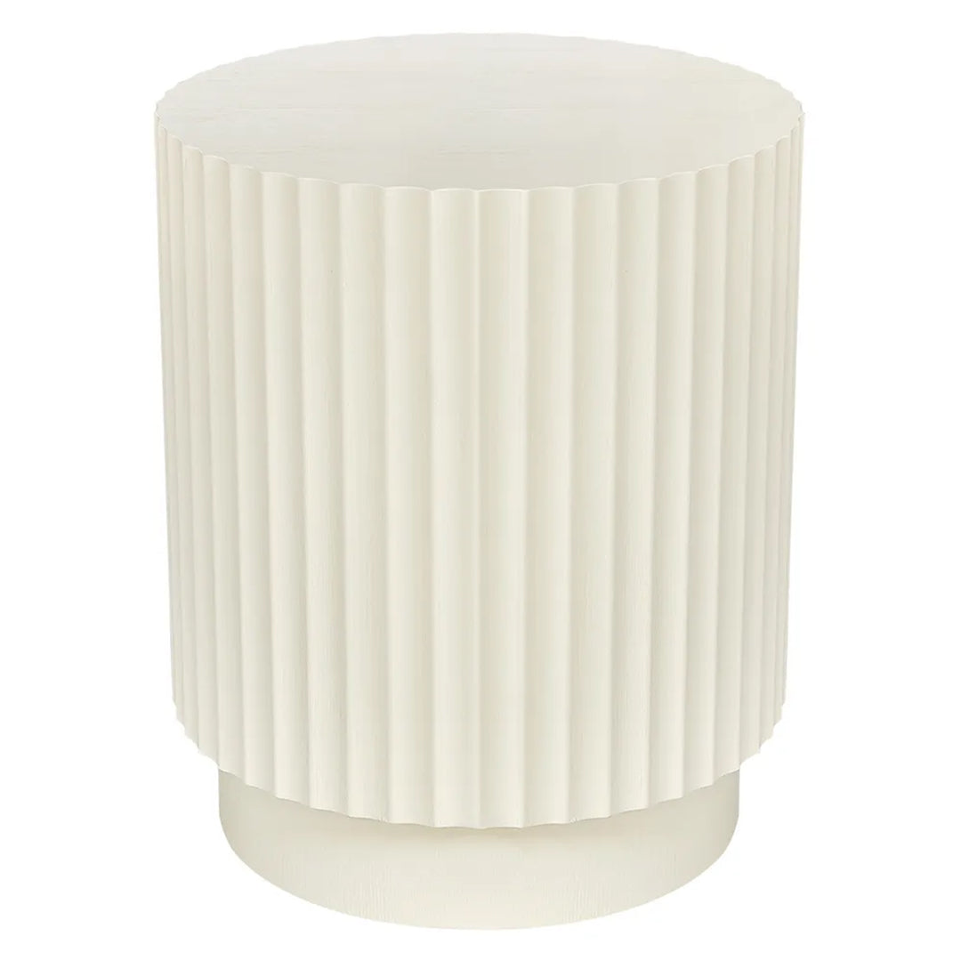 Avery Side Table - Ivory