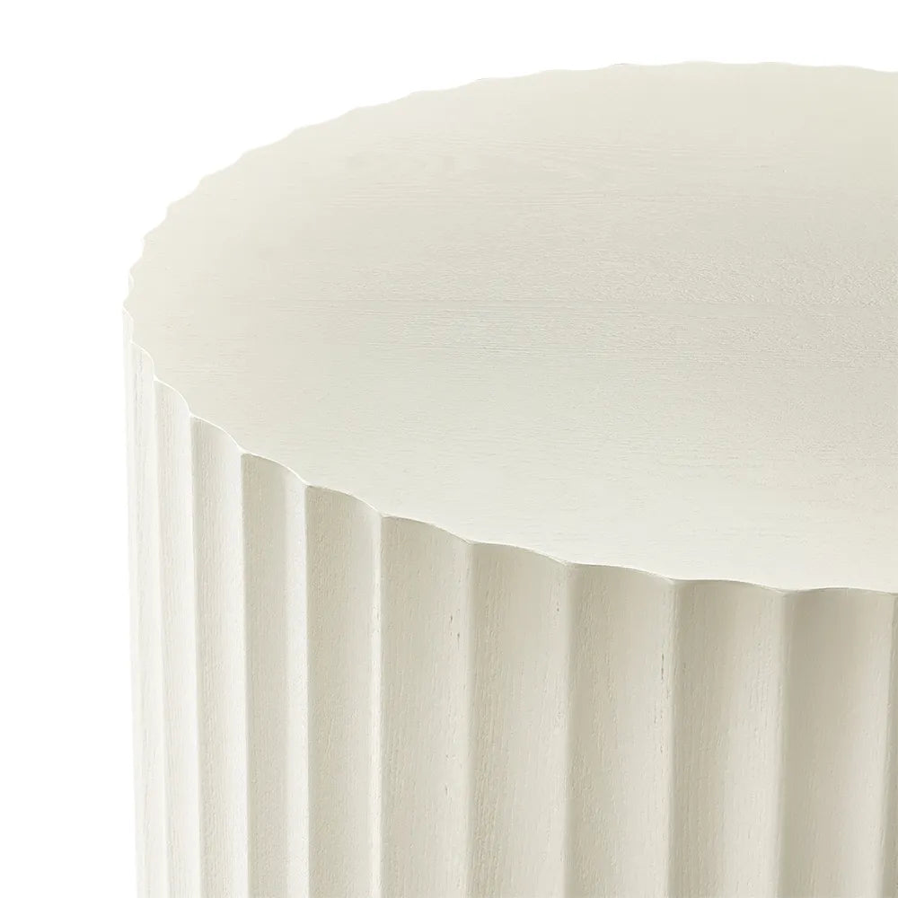 Avery Side Table - Ivory