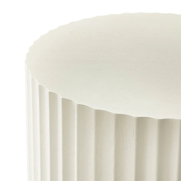 Avery Side Table - Ivory