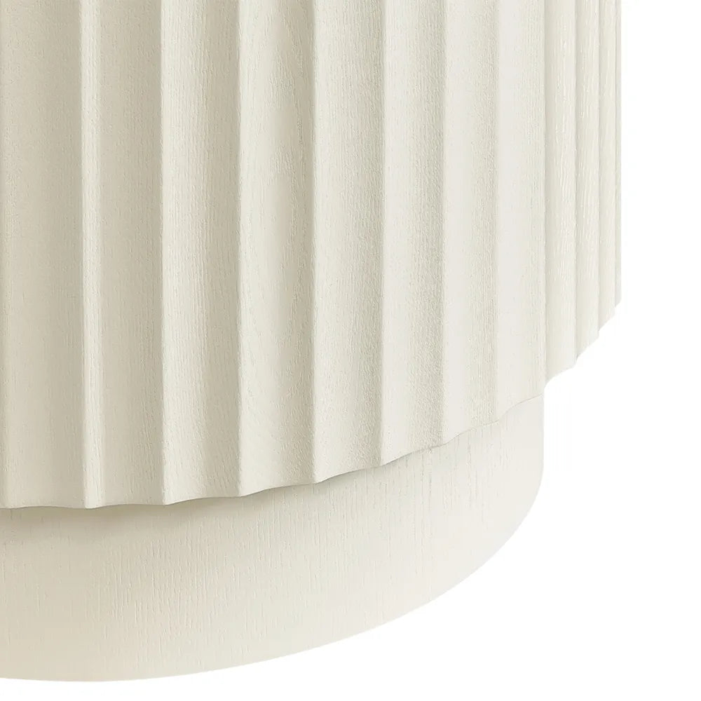 Avery Side Table - Ivory