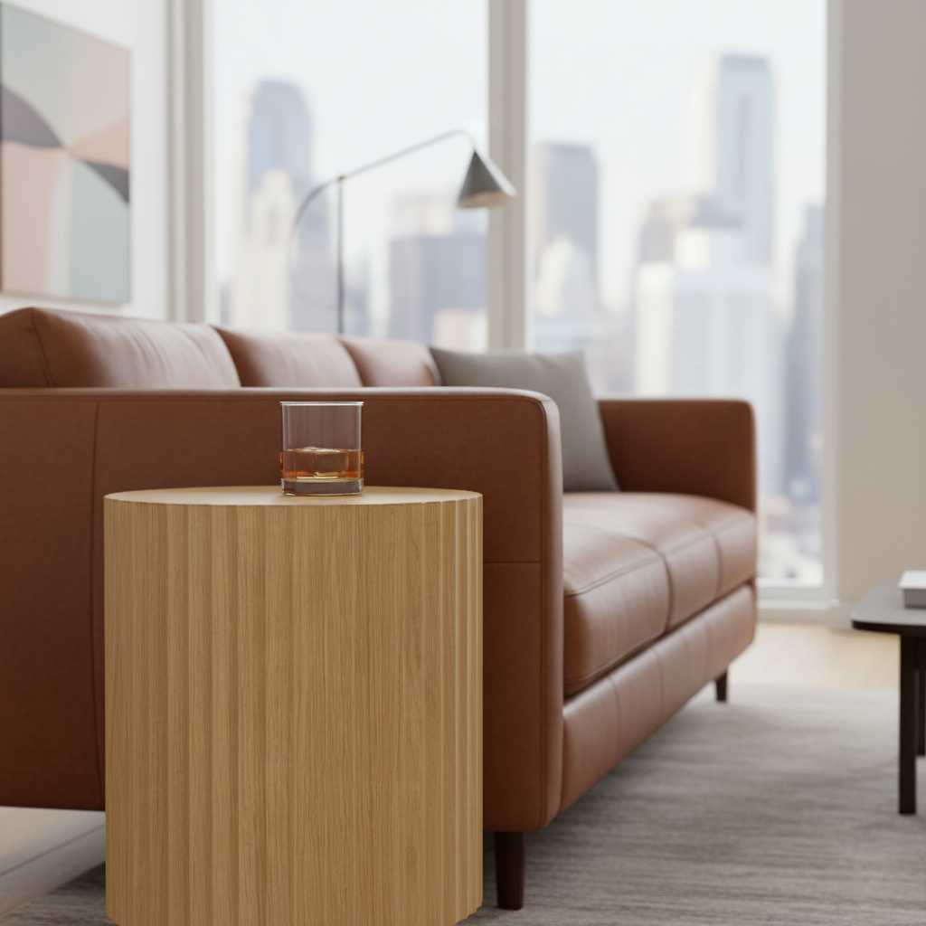 Avery Side Table - Natural Oak