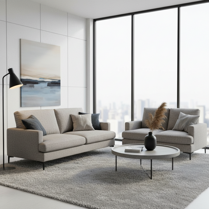 Bailey 3+2 Fabric Sofa Set