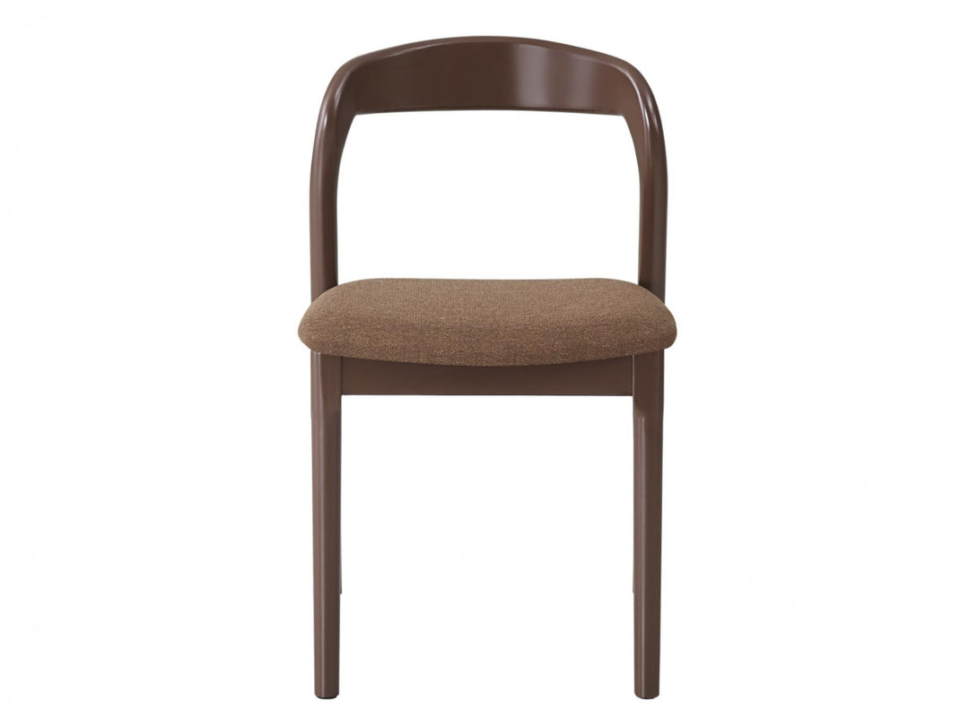 Bairia Set of 2 Dining Chair - Matte Chestnut Rust