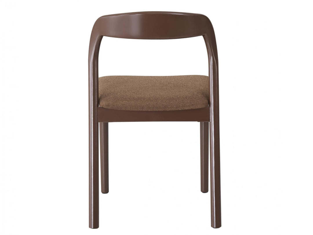 Bairia Set of 2 Dining Chair - Matte Chestnut Rust