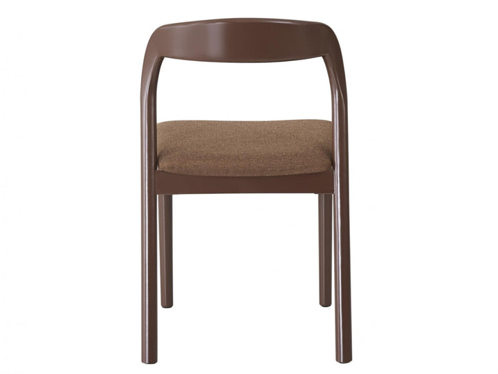 Bairia Set of 2 Dining Chair - Matte Chestnut Rust