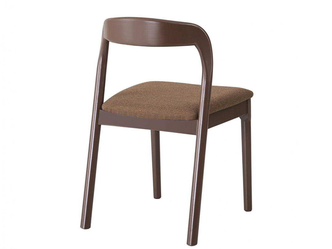 Bairia Set of 2 Dining Chair - Matte Chestnut Rust